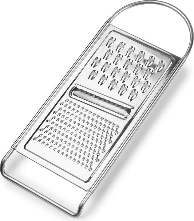 Produktbild Ibili Flache Reibe Edelstahl 28 x 11,5 cm Zum feinen Reiben von Käse, Gemüse, Nüssen