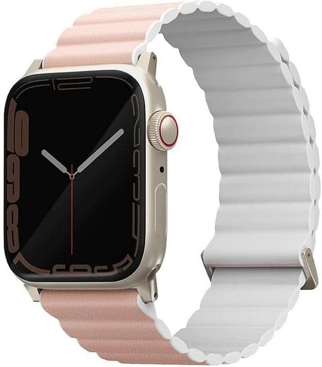 Image du produit Uniq pasek Revix Premium Apple Watch Series 1/2/3/4/5/6/7/8/SE/SE2 38/40/41mm Edition Reversible Mag (Silicone, cuir écologique, Plastique)