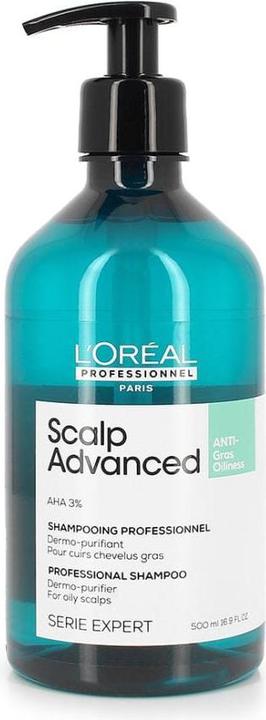 Actual product image L'Oréal Professionnel LP SE Scalp A-Oily Shp R 500ml Pure Ress (500 ml, Liquid shampoo)