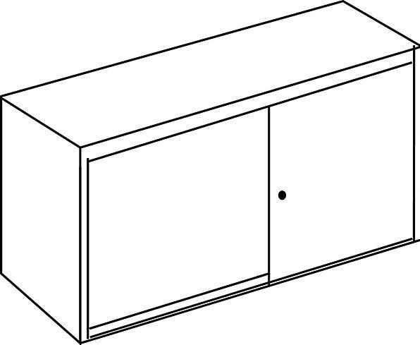 Produktbild Mauser Schiebetürenschrank (120 x 43.5 x 83 cm)