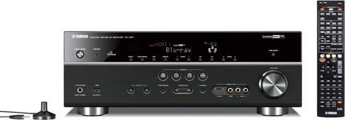 Actual product image Yamaha RX-V671, 7.1 AV network receiver, 3D, DLNA, black