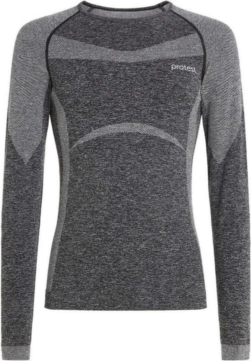 Produktbild Protest Damen Thermoshirt PRTKOMBU Elastischer Stoff Dark Grey Melee M/L (M/L)