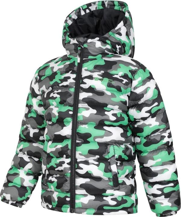 Actual product image Mountain Warehouse Childrens/Kids Seasons Camouflage Padded Jacket (146, 152)
