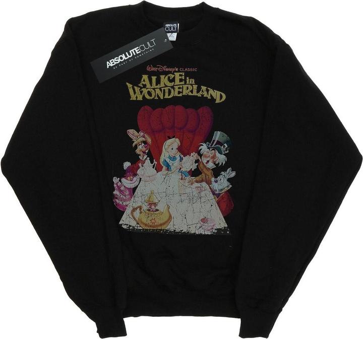 Produktbild Disney Alice In Wonderland Retro Poster Sweatshirt Mädchen (128)