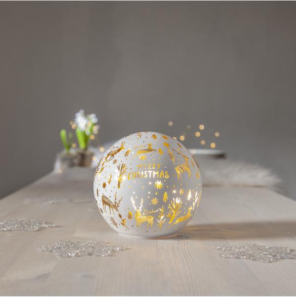 Actual product image Star Trading Glass Decoration MerryX-mas