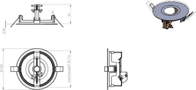 Actual product image Rp-Group Mounting frame