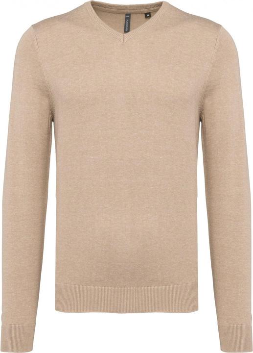 Kariban Pullover mit V-Ausschnitt