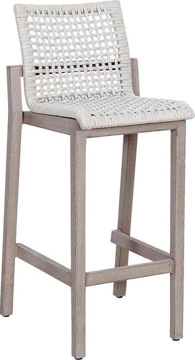 Image du produit Les Jardins Tabouret COPENHAGUE Duratek corde plate beige chiné TAB4268