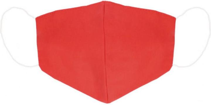 Actual product image Contact Reusable fabric hygiene mask red