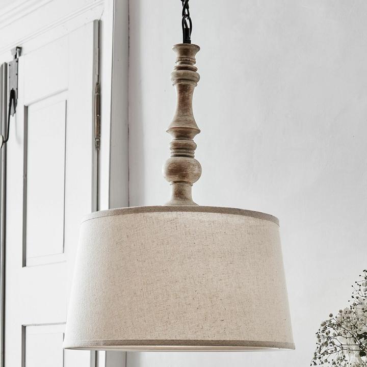 Image du produit Loberon Lampe à suspendre Martigny beige (E14)