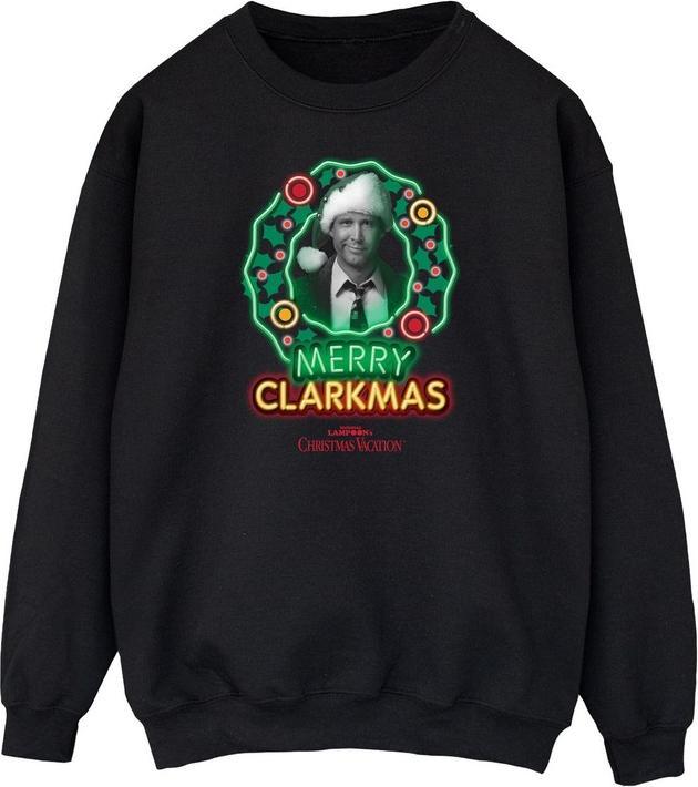 National Lampoon´s Vacation National Lampoon's Christmas Vacation Greyscale Clarkmas Sweatshirt weihnachtliches Design (3XL)