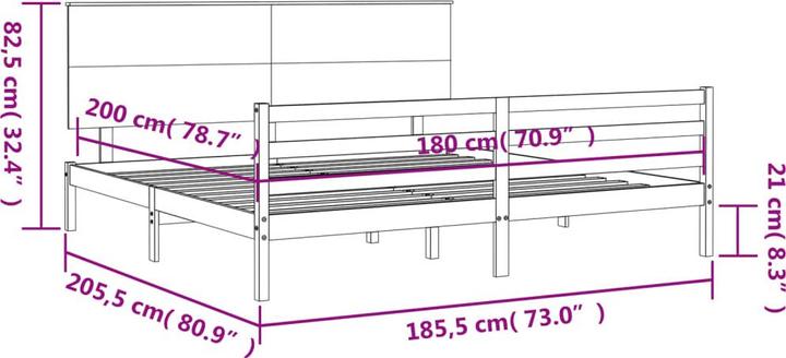 Produktbild VidaXL Adelgunde (180 x 200 cm)