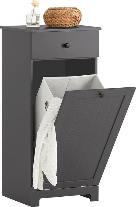 SoBuy Wäscheschrank mit Wäschesack