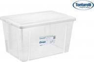 Actual product image Tontarelli storage box 54l with lid box box transparent (54 l)