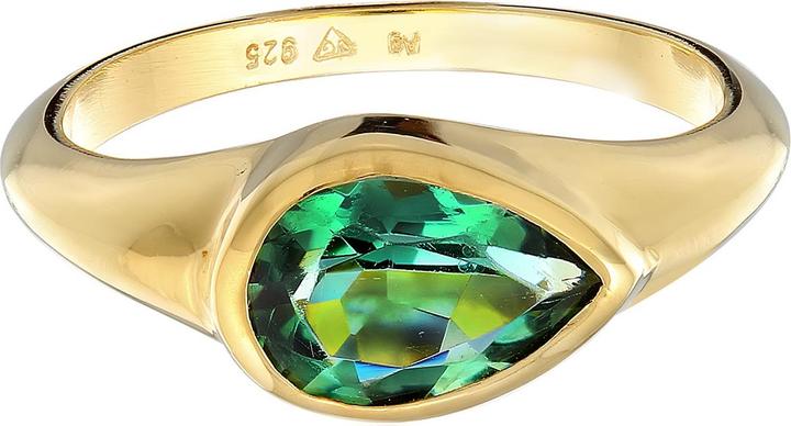 Immagine prodotto Elli Anello PREMIUM Anello con sigillo in quarzo, argento 925 (54, 925 Argento)