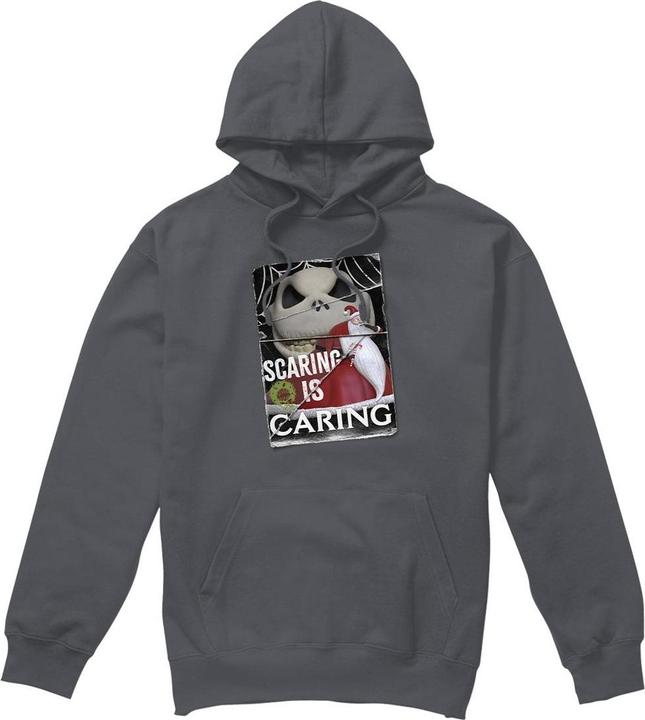 Immagine prodotto The Nightmare Before Christmas Scaring Is Caring Felpa con Cappuccio Uomo (L)