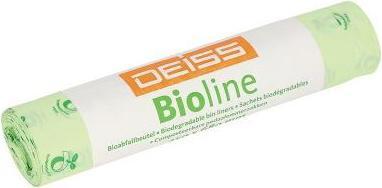 Produktbild Deiss Müllbeutel BIOLINE 45 x 68 cm (B x H) 30l ecovio natur 10 St./Pack. (10 x, 30 l)