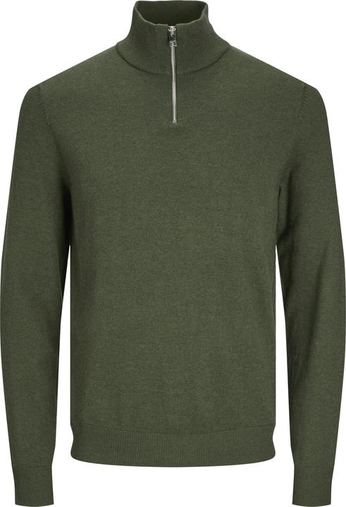 Actual product image Jack & Jones Plain knitted jumper with half zip Knitted jumper with half zip (M)