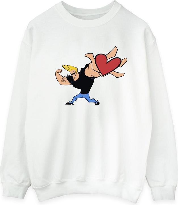 Johnny Bravo Heart Present Sweatshirt (XXL)