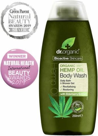 Produktbild Dr. Organic Hemp Oil Body Wash 250ml (250 ml)