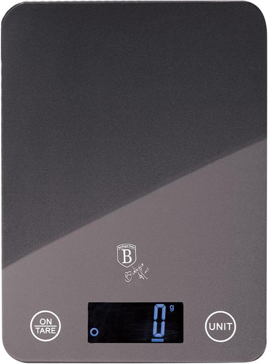 BerlingerHaus Digital Kitchen Scale max. 5 kg Metallic Line Carbon Pro Edition