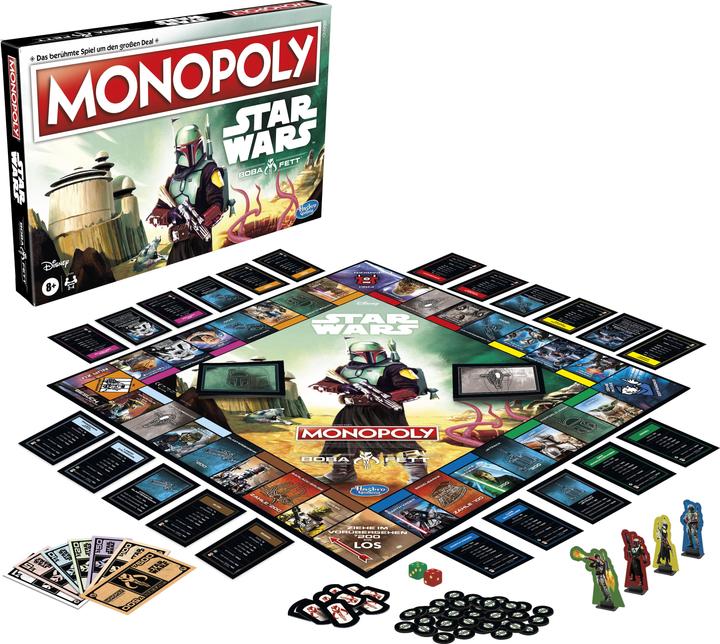 Produktbild Monopoly Star Wars Boba Fett Edition Brettspiel für Kinder ab 8 Jahren (Englisch)
