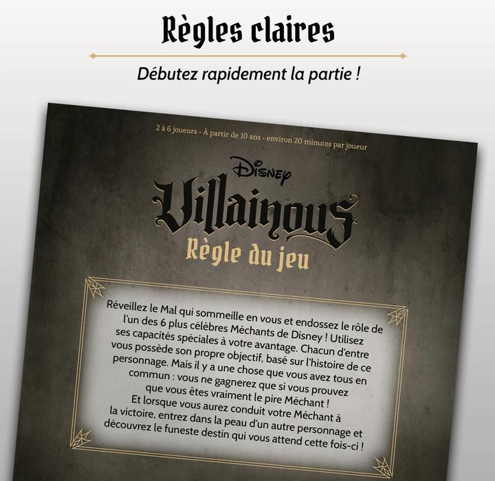 Actual product image Ravensburger Disney Villainous (French)