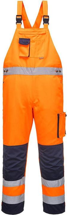 Image du produit Portwest Pantalon de sécurité Dijon Contrast High-Vis Bib And Brace pour homme (S)