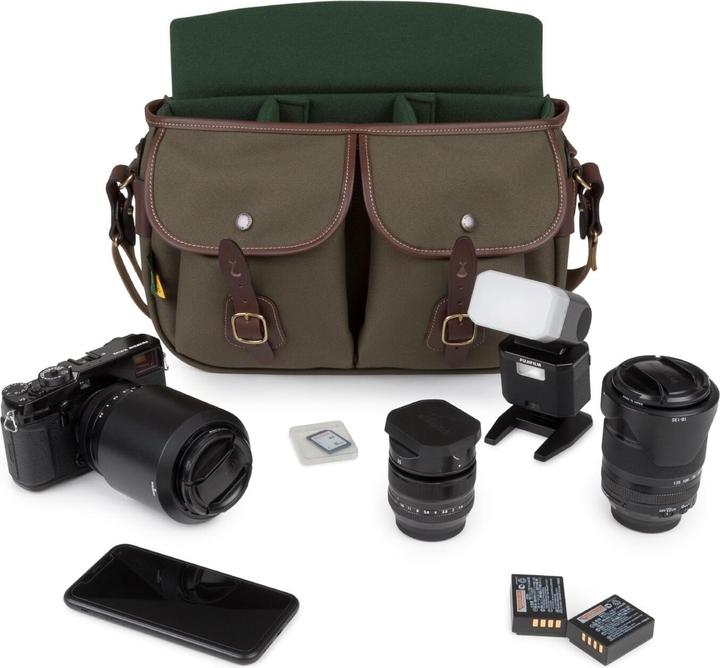 Produktbild Billingham Hadley Pro 2020-Sage Fibrenyte/Chocolate Leather (Kamera Schultertasche, 8.50 l)