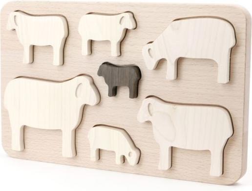 Produktbild Bajo Puzzle Schafe Holz