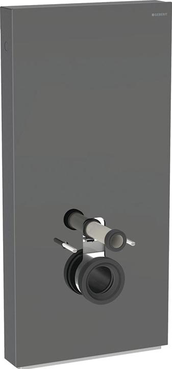 Geberit Monolith sanitary module for wall-mounted toilet, 101cm, water connection on side, with conn
