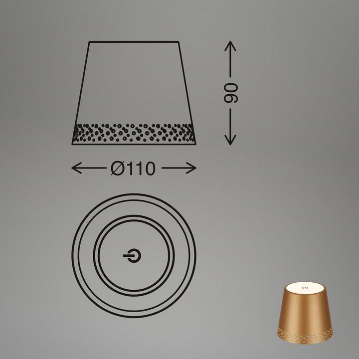 Produktbild Briloner Akku-Flaschenlicht (280 lm)