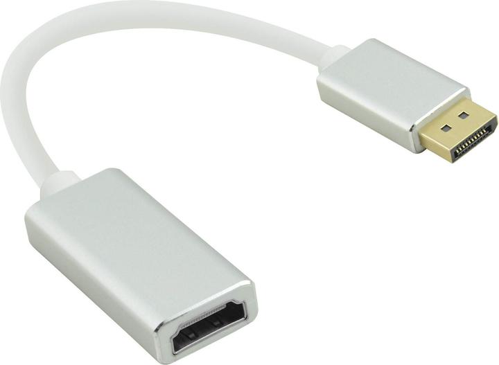 Helos DisplayPort auf HDMI-Buchse-Adapter (HDMI, 10 cm)