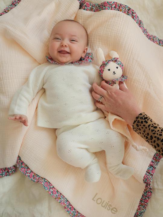 Actual product image Envie de Fraise Baby-Set aus Strick: Jacke & Hose (80)