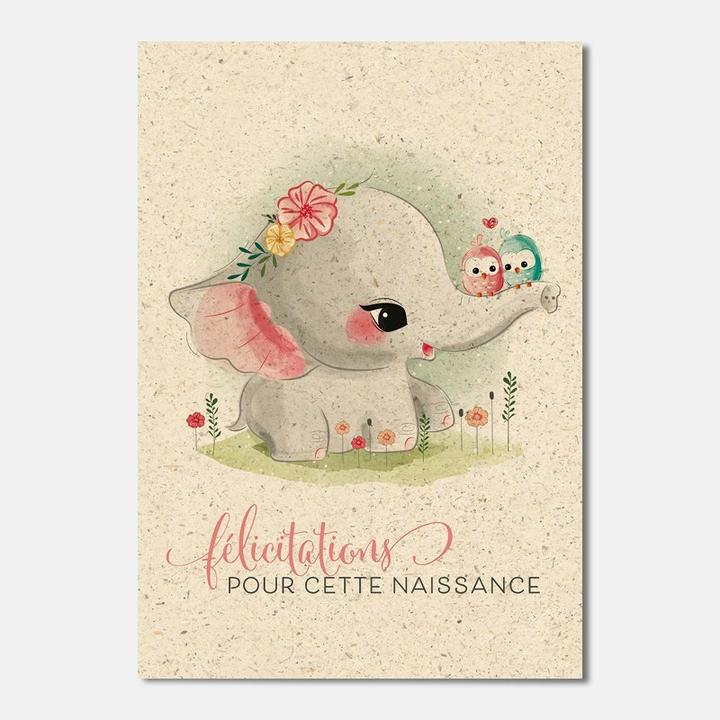 Image du produit Carte de voeux Félicitations naissance 12.2 x 17.5 cm (1 pcs)