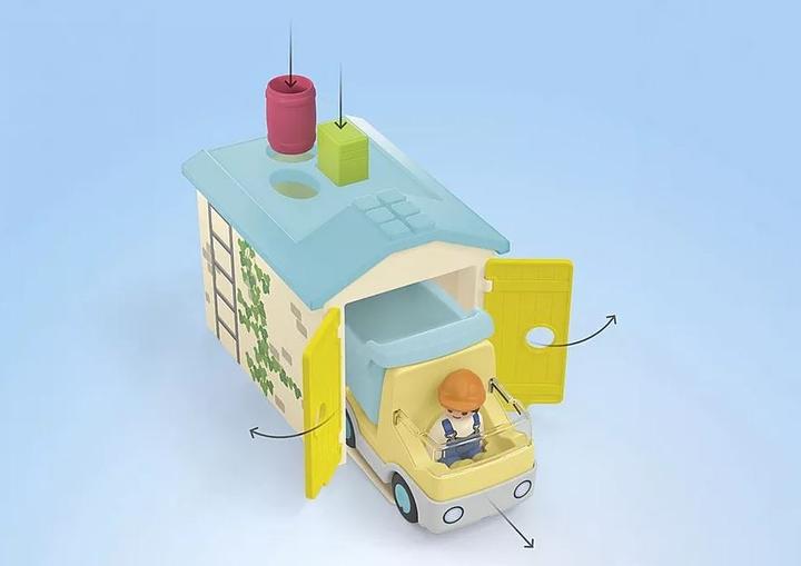 Produktbild Playmobil LKW mit Sortiergarage (71686, Playmobil Junior)