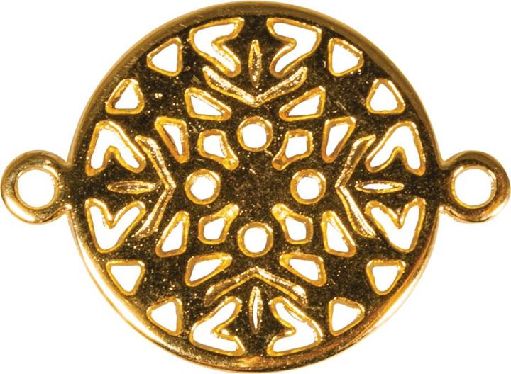 Rayher Charms-Verbinder "Mandala" (Metall)