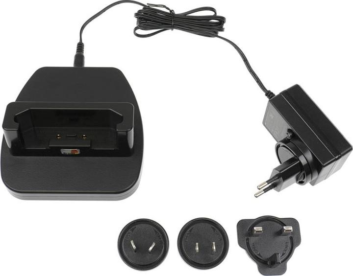 Actual product image Brodit 216370 Desktop Charging Station 1-Slot Mobile Charger Samsung Galaxy Xcover 6 Pro Black