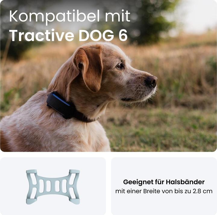 Immagine prodotto Tractive GPS DOG 6 - Rubber Clips (2 Stk.) (Cane, Sport cane)