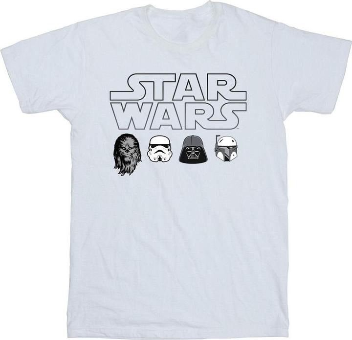 Star Wars Character Heads TShirt Jungen