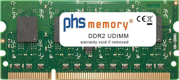 Image du produit PHS-memory 512MB RAM Mémoire DDR2 UDIMM 667MHz 144 Pin DIMM 1,8 Volt 32bit Mémoire d'imprimante