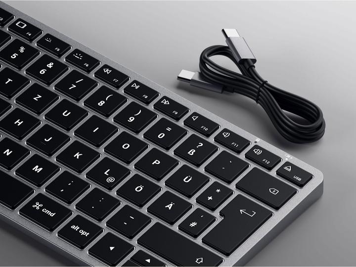 Actual product image Satechi Slim X1 (DE, Cable, Wireless)