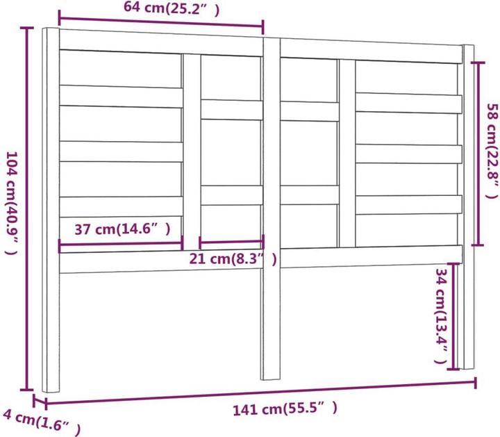 Image du produit VidaXL Edan (141 x 4 x 104 cm)