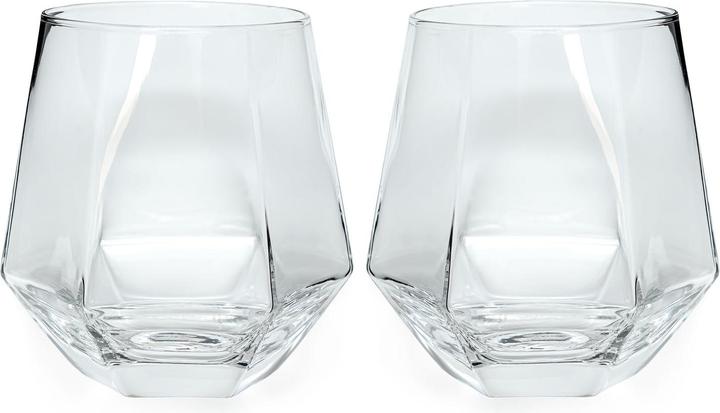 Actual product image Intirilife Wasserglas im Hexagon Design (0.24 l, 2 x)