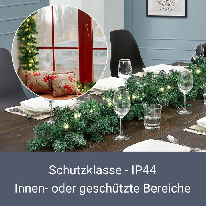 Produktbild Juskys Weihnachtsgirlande 10m
