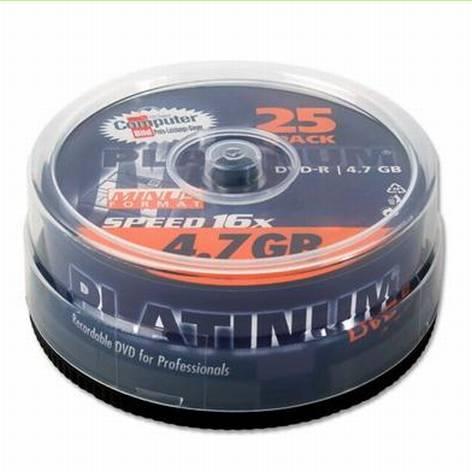 Image du produit Verbatim DVD-R, 16x, 4,7GB, 25 broches (25 x)