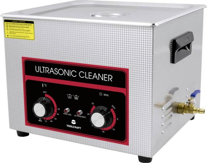 Produktbild Toolcraft USC-1500 Ultraschallreiniger Bürobedarf, Schmuck, Werkstatt 360 W 15 l (40 kHz, 15000 ml)