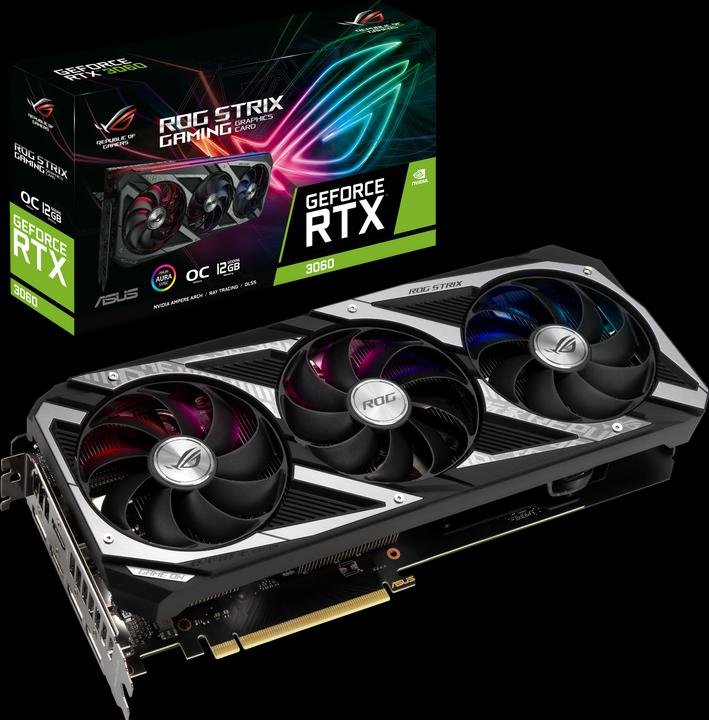 Actual product image ASUS ROG STRIX RTX 3060 O12G-V2 GAMING (12 GB)