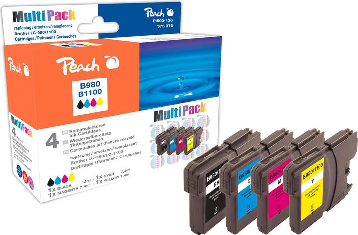 Produktbild Peach Lc-1100, Lc-980 (M, C, Y, BK)