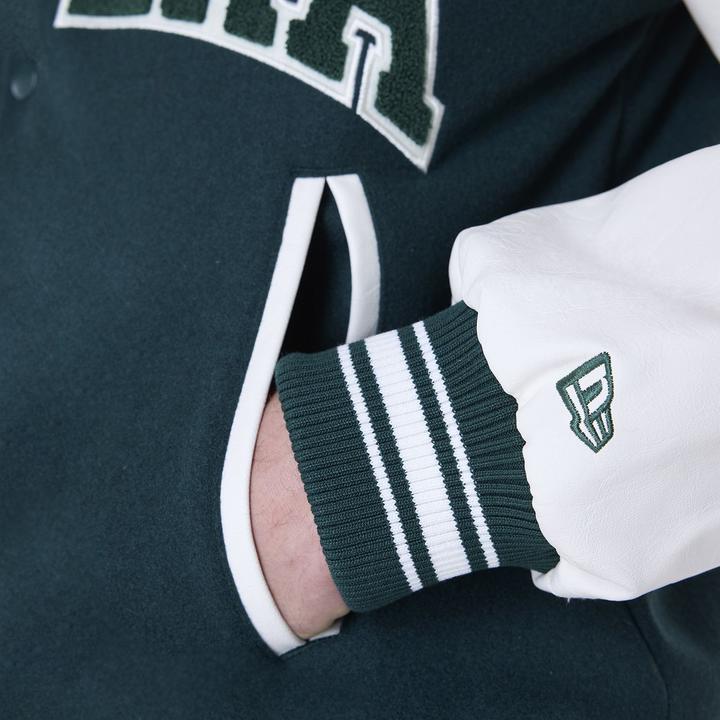 Actual product image New Era Varsity College Jacke - BRAND PATCHES - L (L)